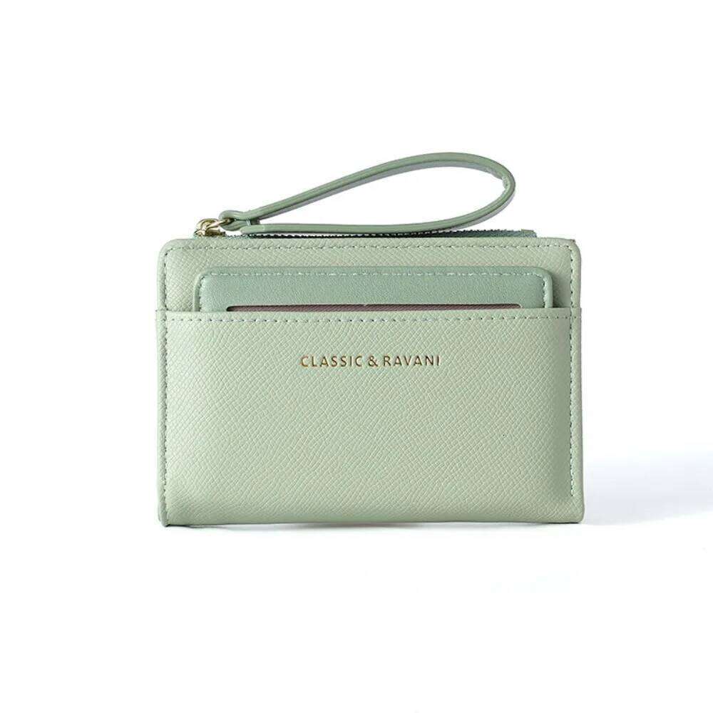 Elegant PU Leather Short Wallets Korean Style Portable Women Clutch Coin Purse Multifunctional Change Bag Outdoor Y260206