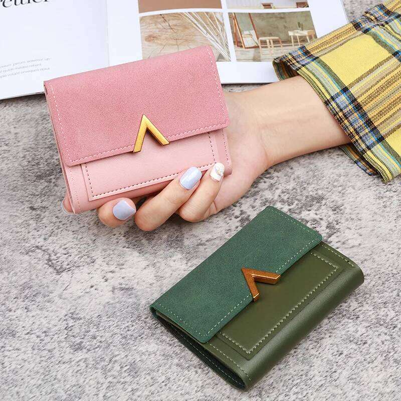 Women's Leather Wallet with Zipper - Hasp Envelope Design Coin Purse, Multi Card & ID Holder, Lady Moneybag Clutch Pocket Y260206