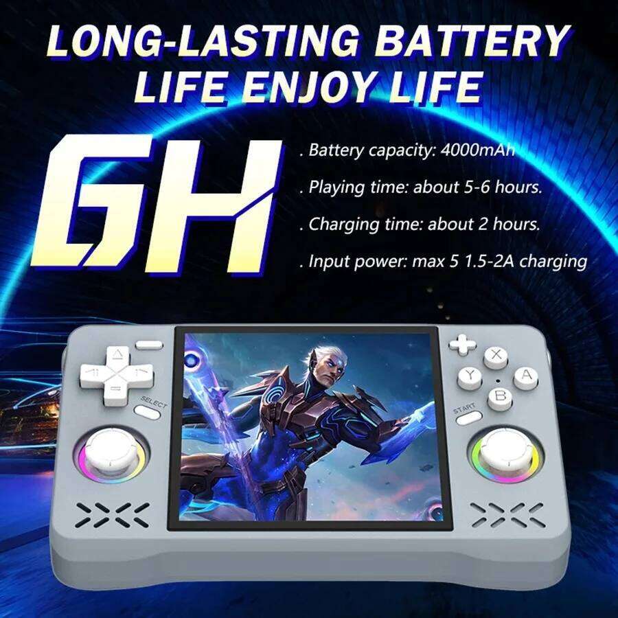Linux System XF40H Game Console, Screen Mini Portable Handheld Video Player, 64GB 128G Games H260206