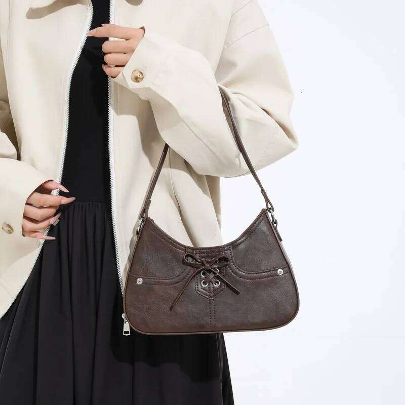 Women Luxury Leather Classic Tote Bag Fashion Designer Shoulder Handbag For Trendy Daily Wear Y260205