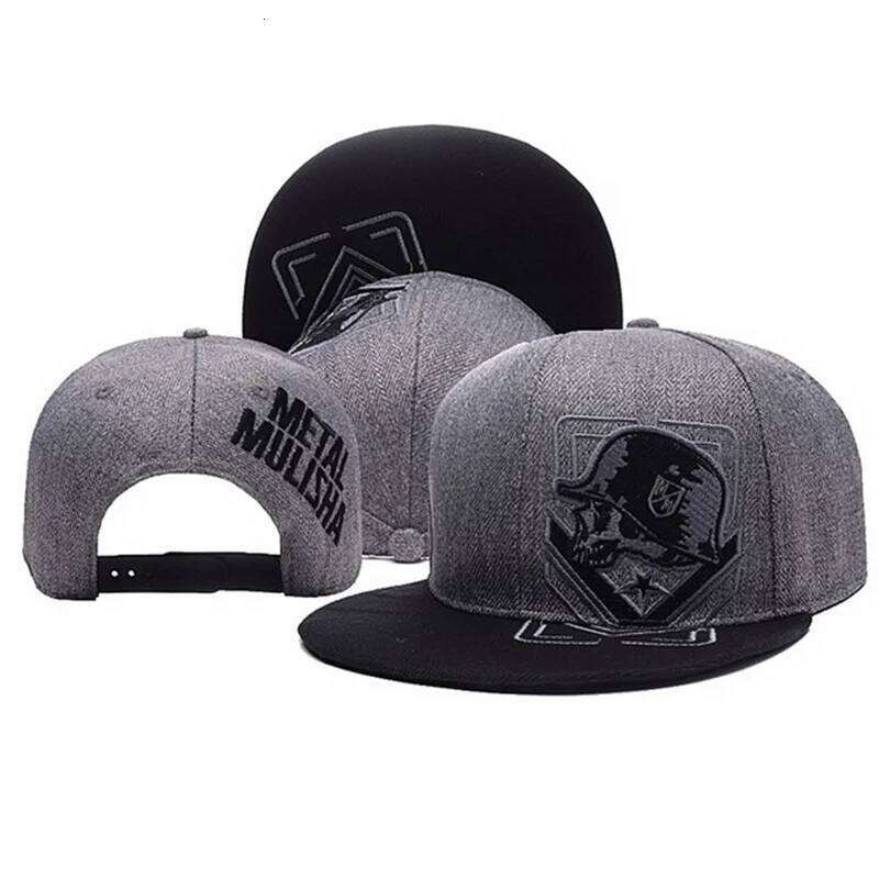 Metal Mulisha Men Women Baseball Cap Skull Embroidery Outdoor Sport Snapback Hip Hop Sun Visor Fashion Unisex Flat brim Hat H001 H260206
