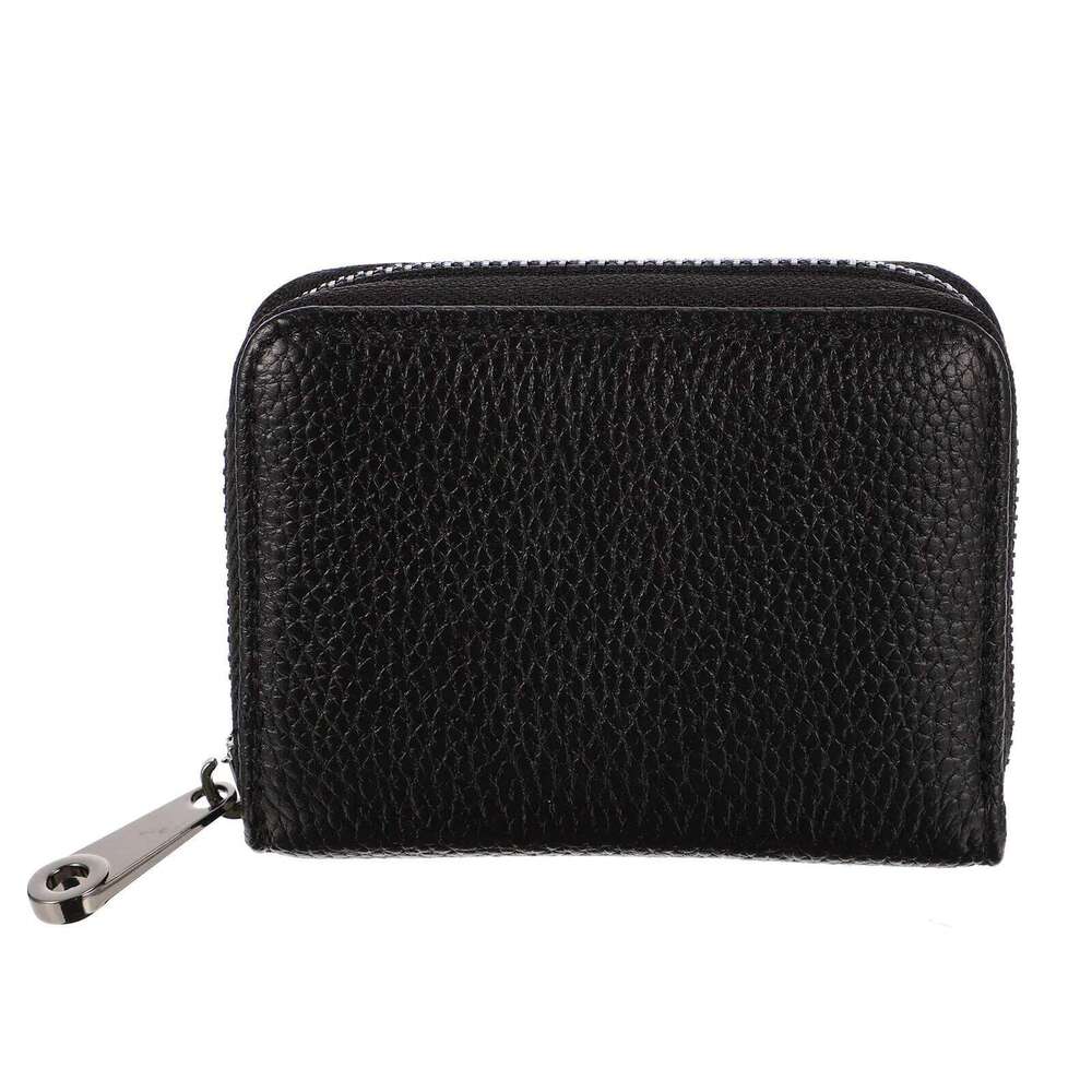 1Pcs Anti- Wallet PU Material Multi-Compartment Design Zipper Closure for Id Cash Coins Lightweight Purse Y260206