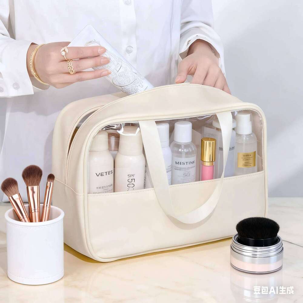 Women Bath Wash Bags Multifunction Waterproof Swimming and Fitness Storage Case Portable cosmetic bag Transparent pouch Y260206