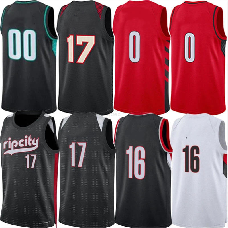 25 26 Portlands Blazer Basketball Jerseys Yang Hansen Deni Avdija Damiann Lillard Scoot Henderson Shaedon Sharpe Jrue Holiday Toumani Camara Clingan City Jersey