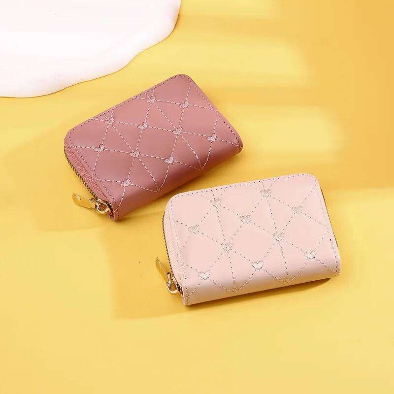 Fashion Short Wallets PU Leather Women Hasp Small Wallet Coin Purse Ladies Card Holder Pouch Organ card bag Y260206
