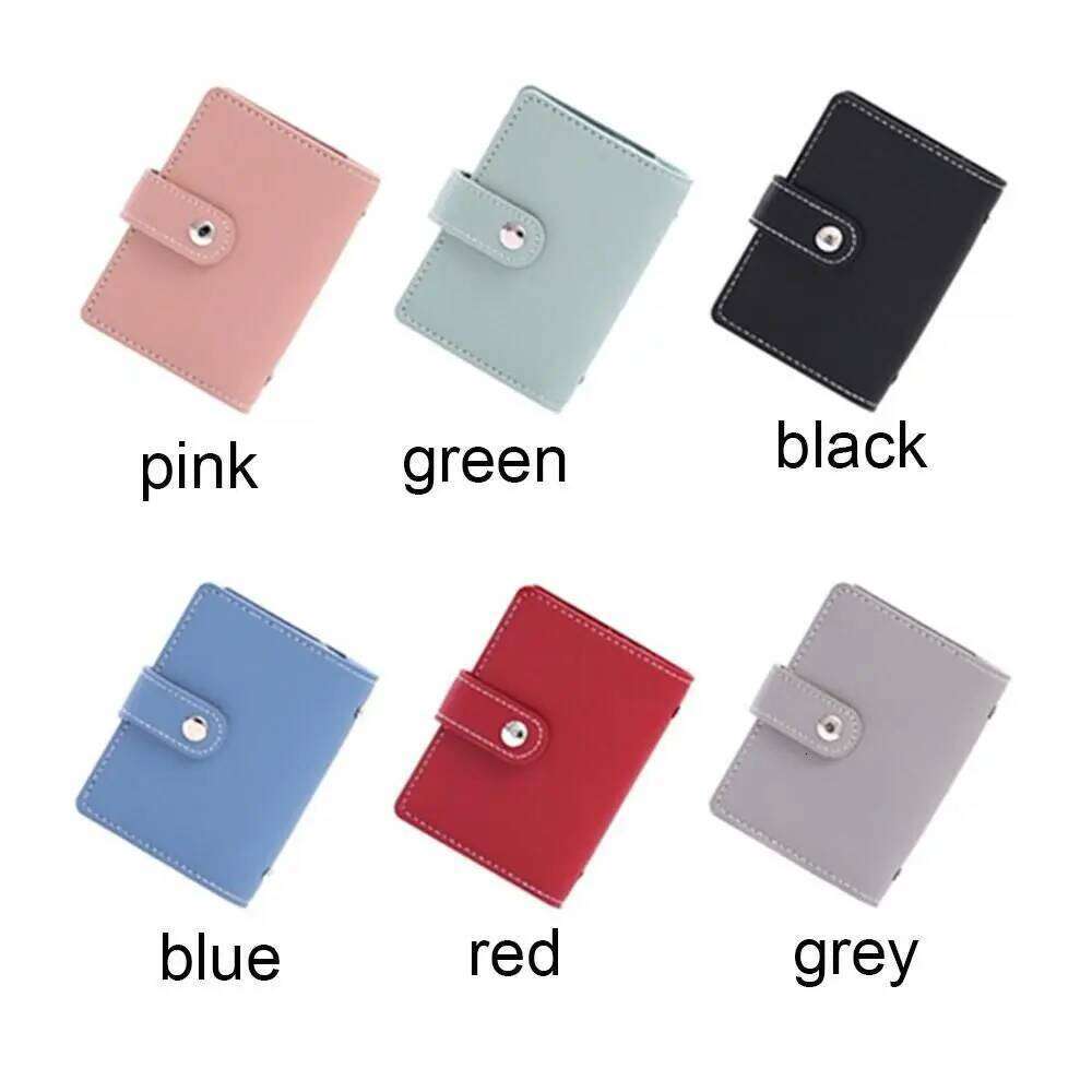 26 Slots Pocket Bag Women Men Purse Credit Card Holder Wallet PU Leather RFID Blocking Y260206