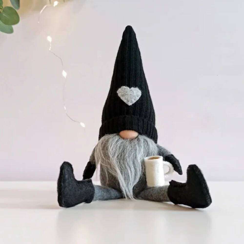 Gnome Dolls Plush Knitted Love Faceless Doll Christmas Farmhouse Kitchen Coffee Bar Decorations S260204 9db
