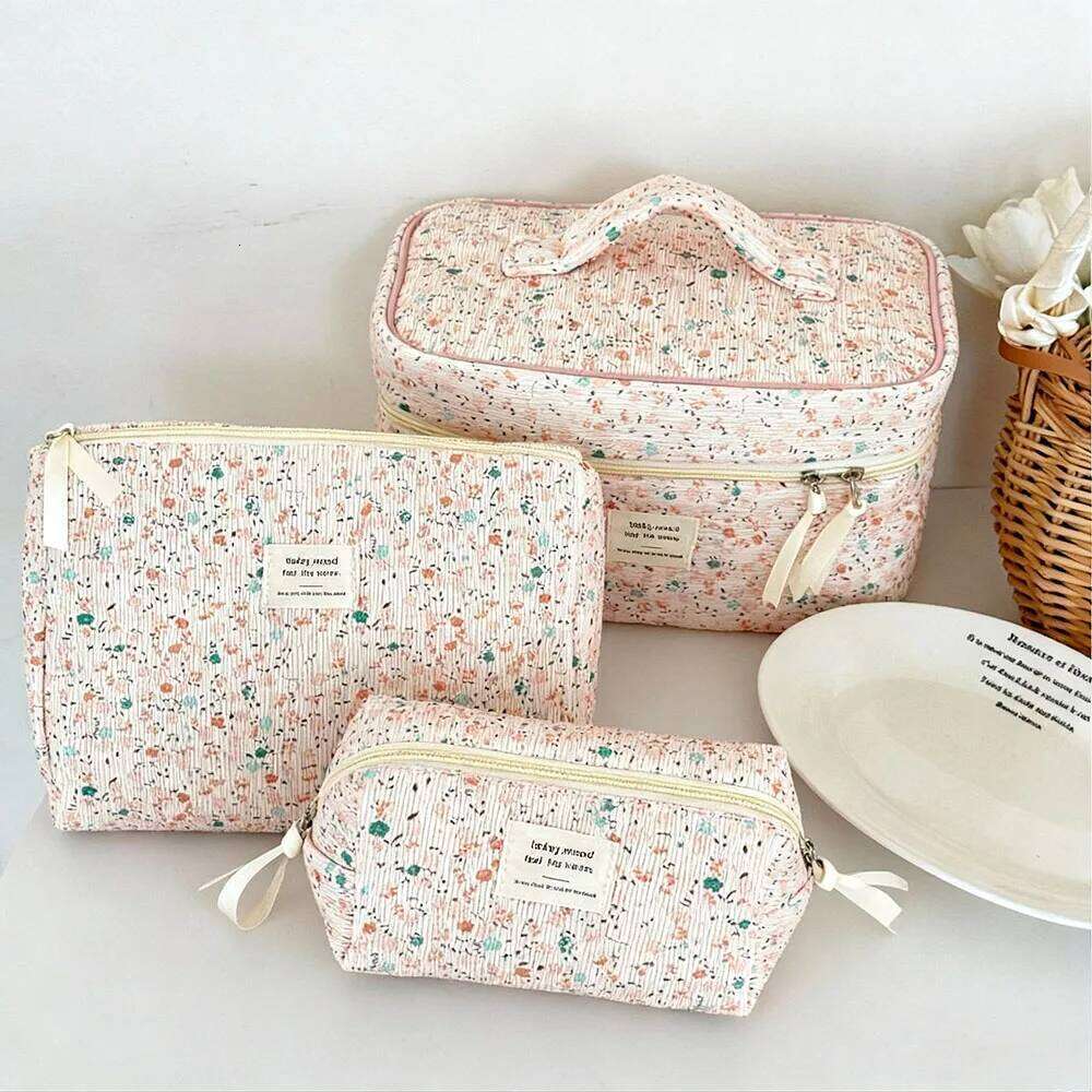 Bags Cosmetics Organizer Orange Makeup Brushes Traveling Cosmetic Bag Travel Large Toilet Kit Beauty Case Woman Y260206