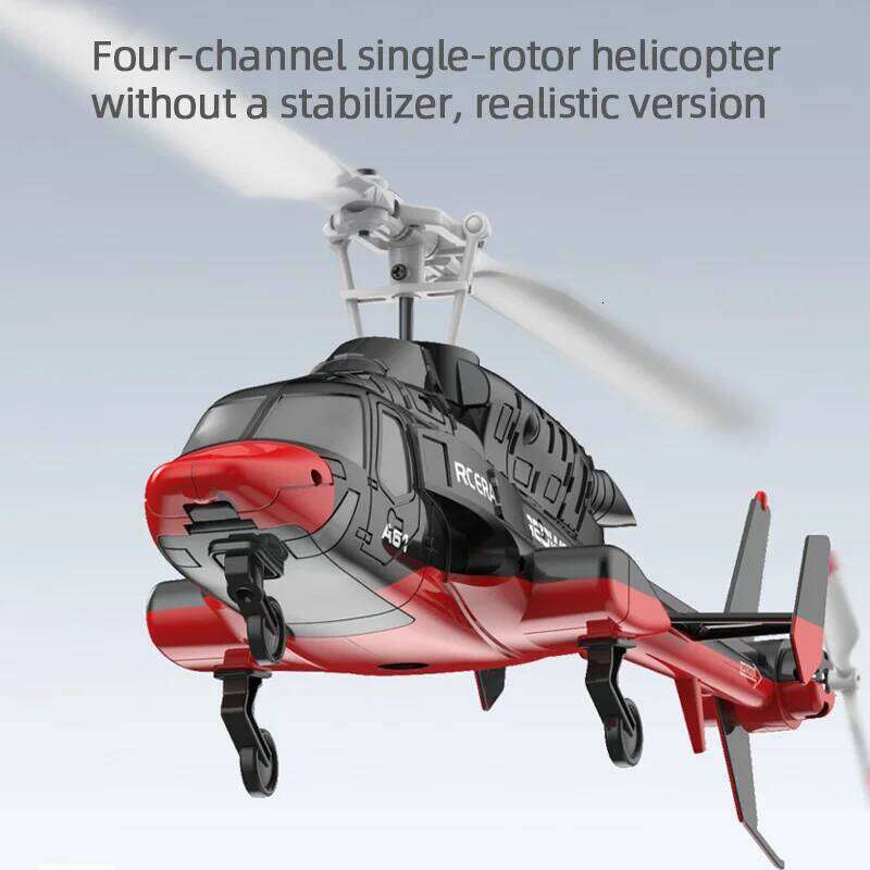 A61 RC 2.4G 6-Aixs Gyroscope 4CH Altitude Hold Optical Flow Brushless Remote Control Helicopter Toys for Kid Adult 26Y0207