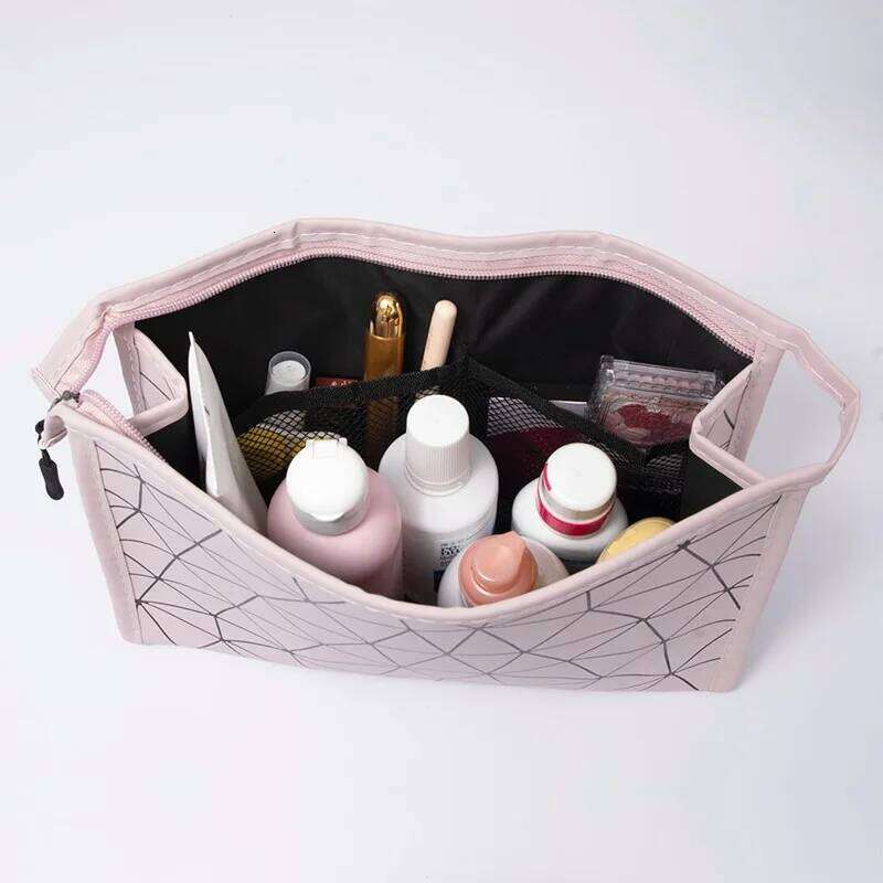 PU Waterproof Small Cosmetic Bag Pouches Case Makeup Brushes Cosmetics Handbags Make Up Organizers Storage Bags For Women Y260206