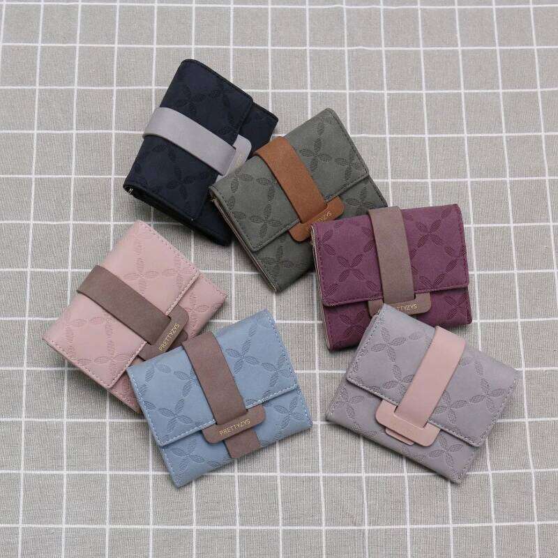 2025 New Women Fashionable Leather Bifold Short Wallets Female Luxury Designer Small Purse Zipper Card Holder Coin Pockets Y260206