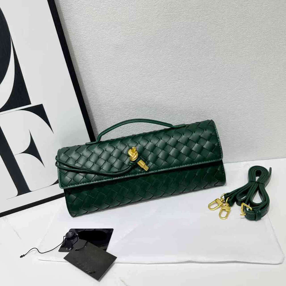 Famous brand Luxury shoulder bag Hobo leather rectangular women s new handbag woven underarm Niche phone high end single horizontal SENYY