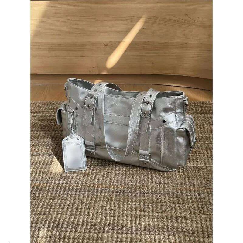 JIAERDI Sweet Cool Hot Girl Underarm Ladies Leather Square Large Capacity Tote Women Harajuku Luxe Crossbody Bag Y2k Y260205