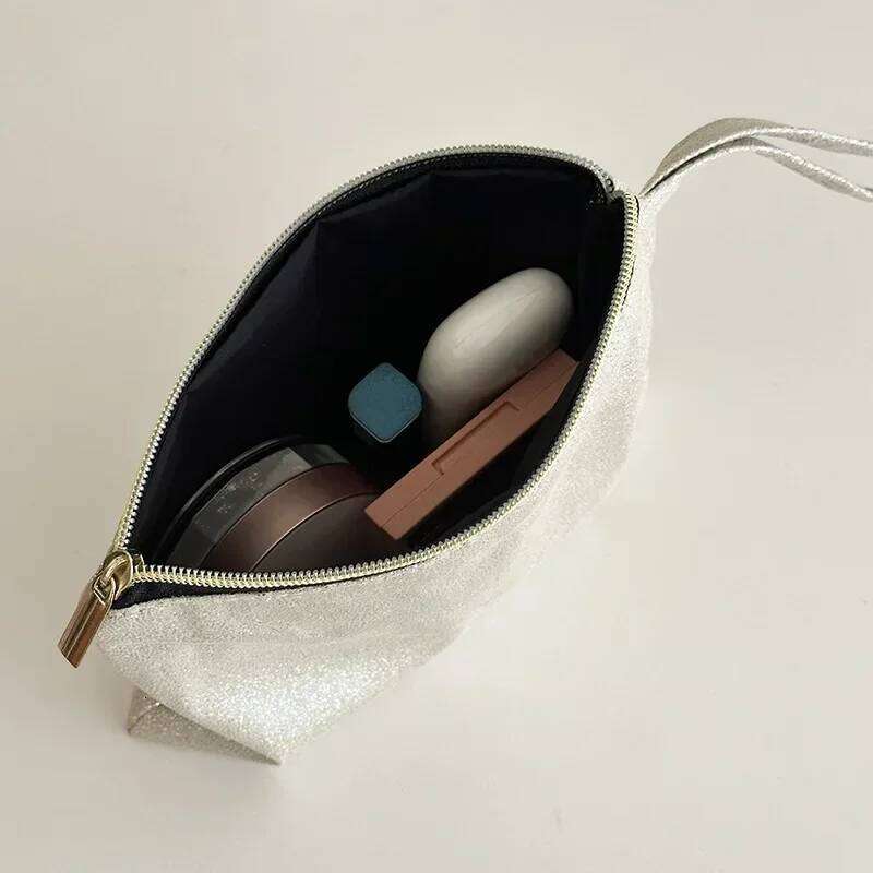 Women New Shiny Sequins Clutch Phone Cosmetic Travel Large Makeup Toiletries Skincare Storage Bag Organizer Pouch Bags Y260206