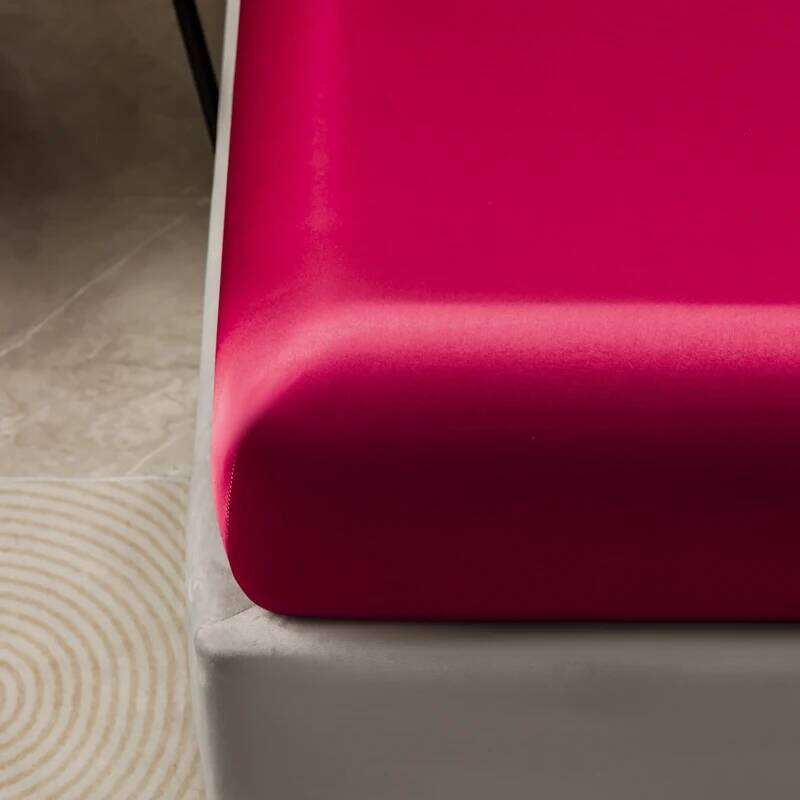 Solid Color Satin Includes Fitted Sheet Pillowcases, Bedding Set, Premium Smooth, Hypoallergenic and Machine Washable XJ260206