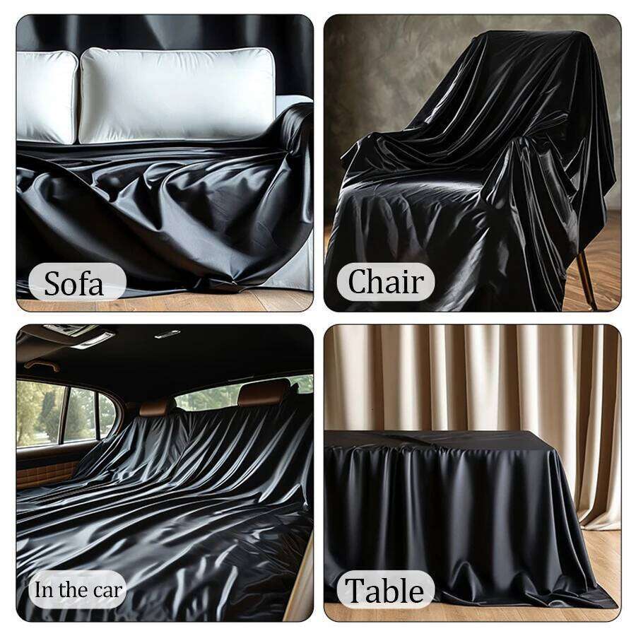 Waterproof Bed Sheet, Black Adult Washable Bedding Protection, Passion Sheets for Couples, Liquid Proof Fitted Mattress Cover XJ260206