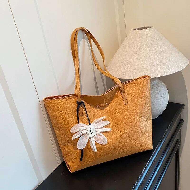 Versatile Women Pu Leather Shoulder Bags Large Capacity Ladies Office Tote Bag Solid Color Simple Female Bucket Handbags Purse Y260205