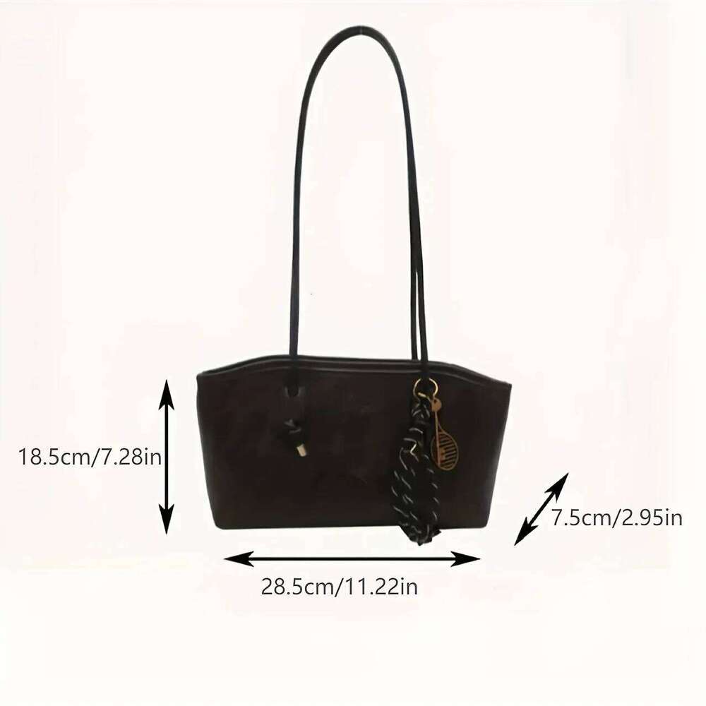 Ladies Soft Leather Shoulder Armpit Black, White, Brown, Coffee, Convertible Tote Bag, Spacious Work, Travel, Everyday Use Y260205