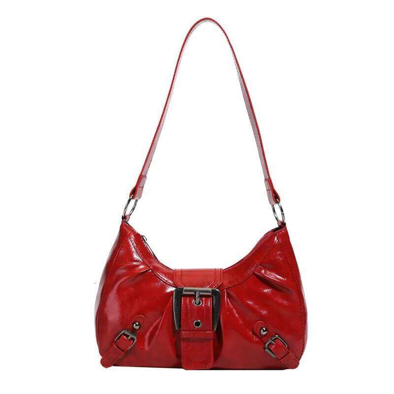 2025 Large Capacity Pleated New Retro Commuter Temperament Locomotive Do Old Style Underarm Shoulder Bag Women Z260207 - view 6