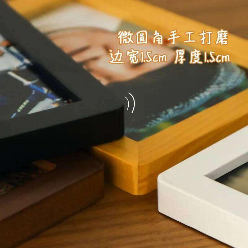 Wooden Picture Retro Frame Porta Retrato Creative Photo Holder Desk Decor S260205