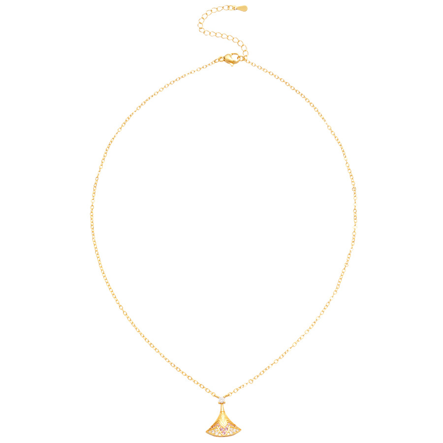 French-style vintage zircon pendant necklace, fashionable, simple, elegant, versatile collarbone chain, light luxury niche jewelry for women - view 8