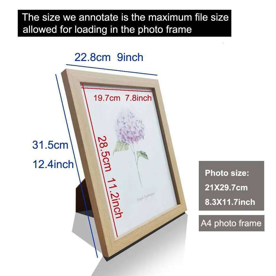 3Pcs Wooden Frames Picture Wall 10X15 15X20 20X25 A4 Frame Stand For Pictures Photo Decor Commemorative Gift S260205 3 b5c
