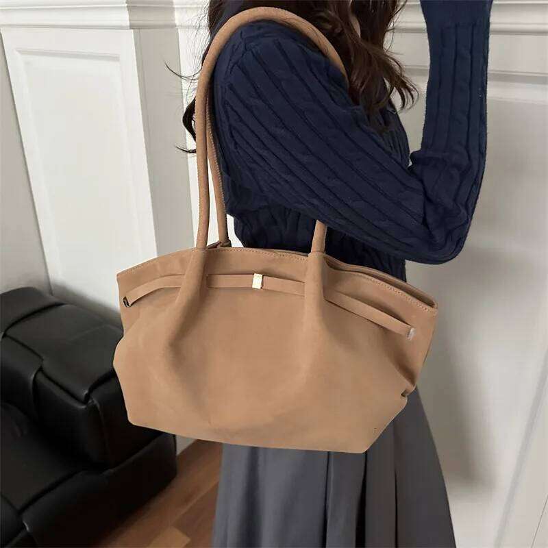 Autumn Women Leisure Shoulder Comfortable and Versatile Texture Crossbody Tote Handle Fashion Luxury Simple Storage Bag Y260204