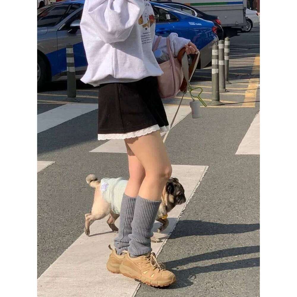 Shorts Women Lace Patchwork Solid Color High Elastic Waist Korean Fashion Sweet Casual Daily Loose Girlish Age-reducing Workout XJ260206