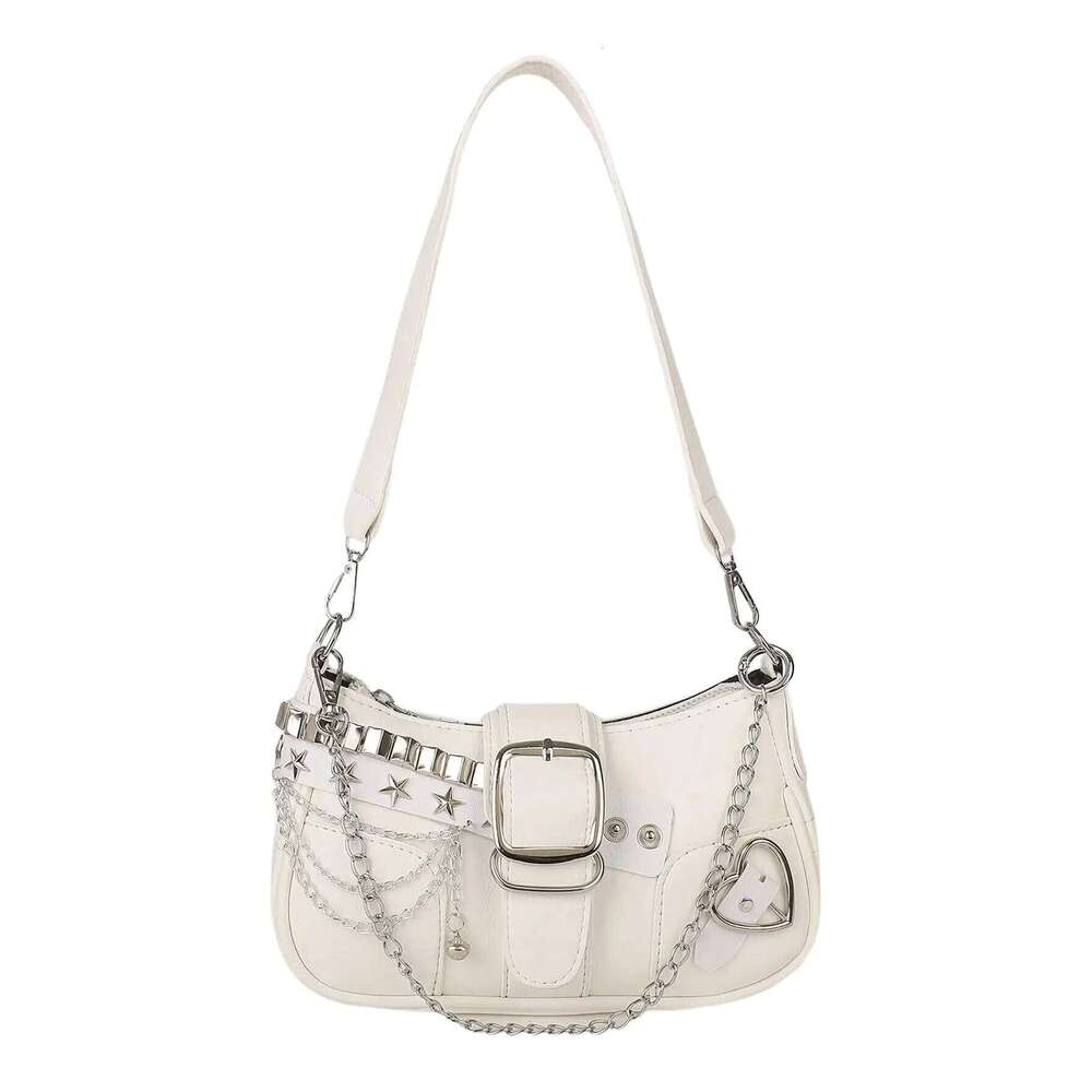 Women'S Shoulder Y2k Star Embroidery Underarm Bag Mini Chain Hobo Purses Punk Trendy Handbag 2025 New Z260207 - view 3
