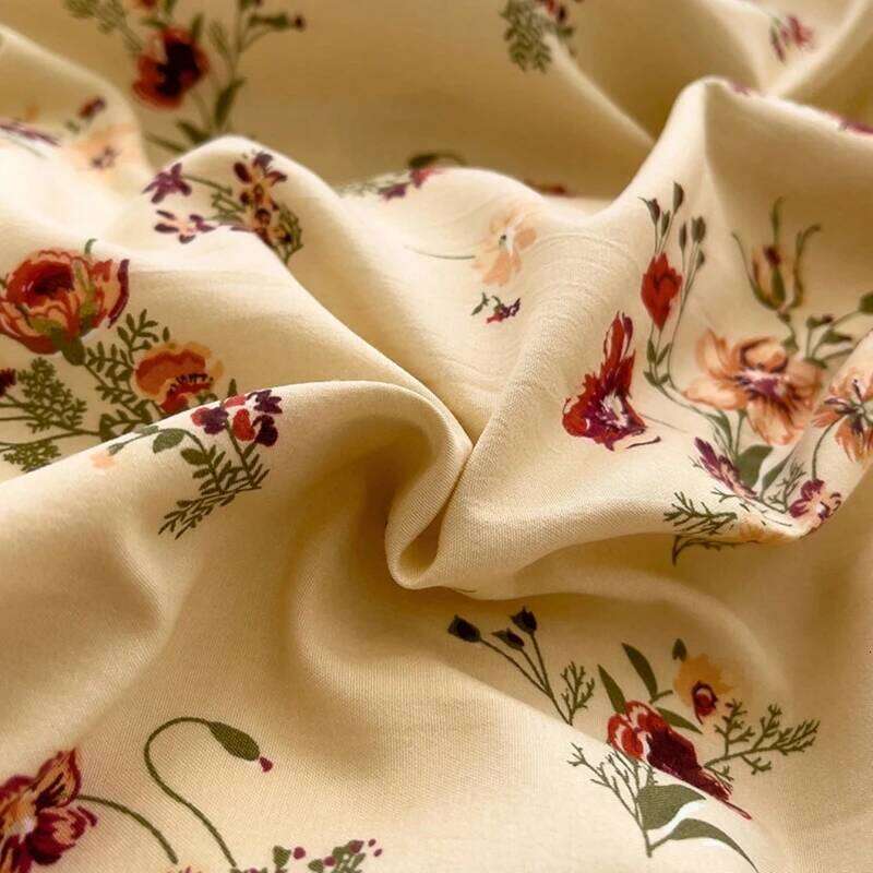 3pcs Duvet Set 1*Duvet Cover + 2*Pillowcase, Without Core, Pastoral style flowers Bedding Set, Soft Comfortable XJ260206