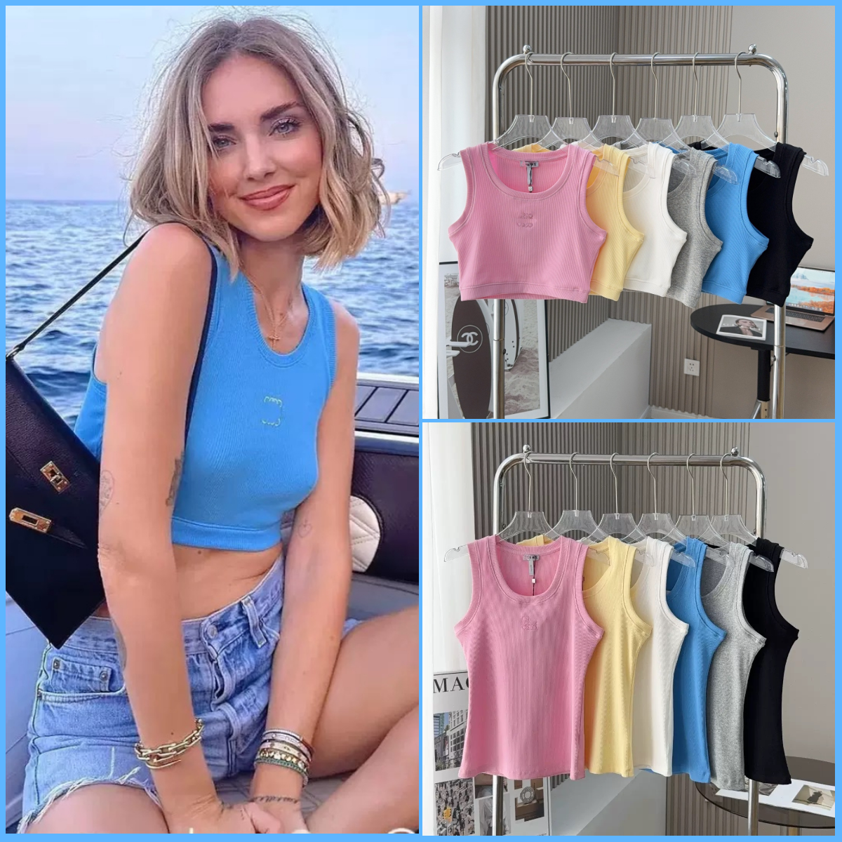 Designer Yoga Tank Top Women Wet Tank Top Womens T Shirt Embroidery Vest Sleeveless Summer Womens Knitted Vacation Hot Sexy Suspender Pure Cotton Kn