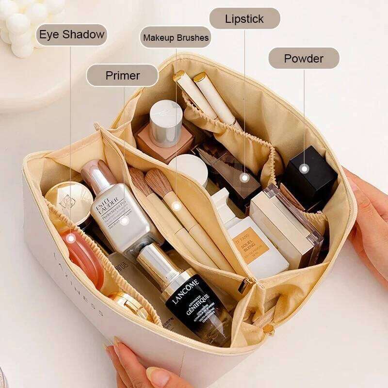Makeup Female Toiletry Kit Make Up Case Storage Pouch Lady Box, Cosmetic Bag, Organizer Bag For Travel Zipp Y260206
