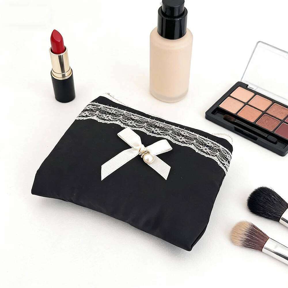 Lace Mini Cosmetic Storage Bags Cute Purses for Woman Lipstick Travel Bag Makeup Pouch Y260206