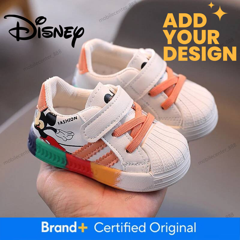 Cartoon Mickey Children Shoes For Boys Girls Sport Sneakers Kids Leisure Autumn Casual Shoes Breathable Running Toddler