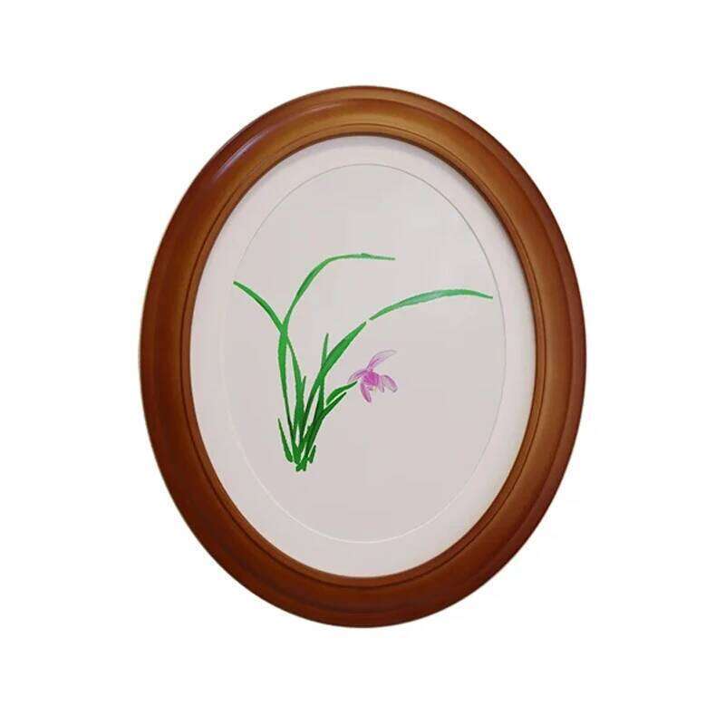 7/10 Inch Oval Wall Hanging European Style Creative Retro Decoration Wedding Photo Studio Art Picture Frames S260205