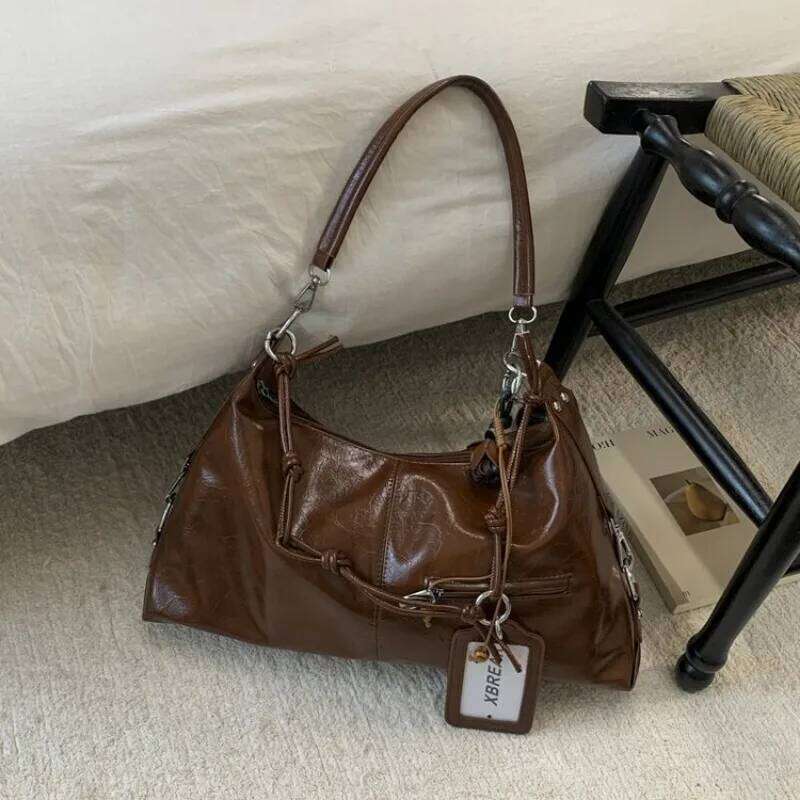 Lavish One Shoulder Versatile Crossbody Retro Work Travel Stylish Female Bag Suitable For A Business Trip Y260205