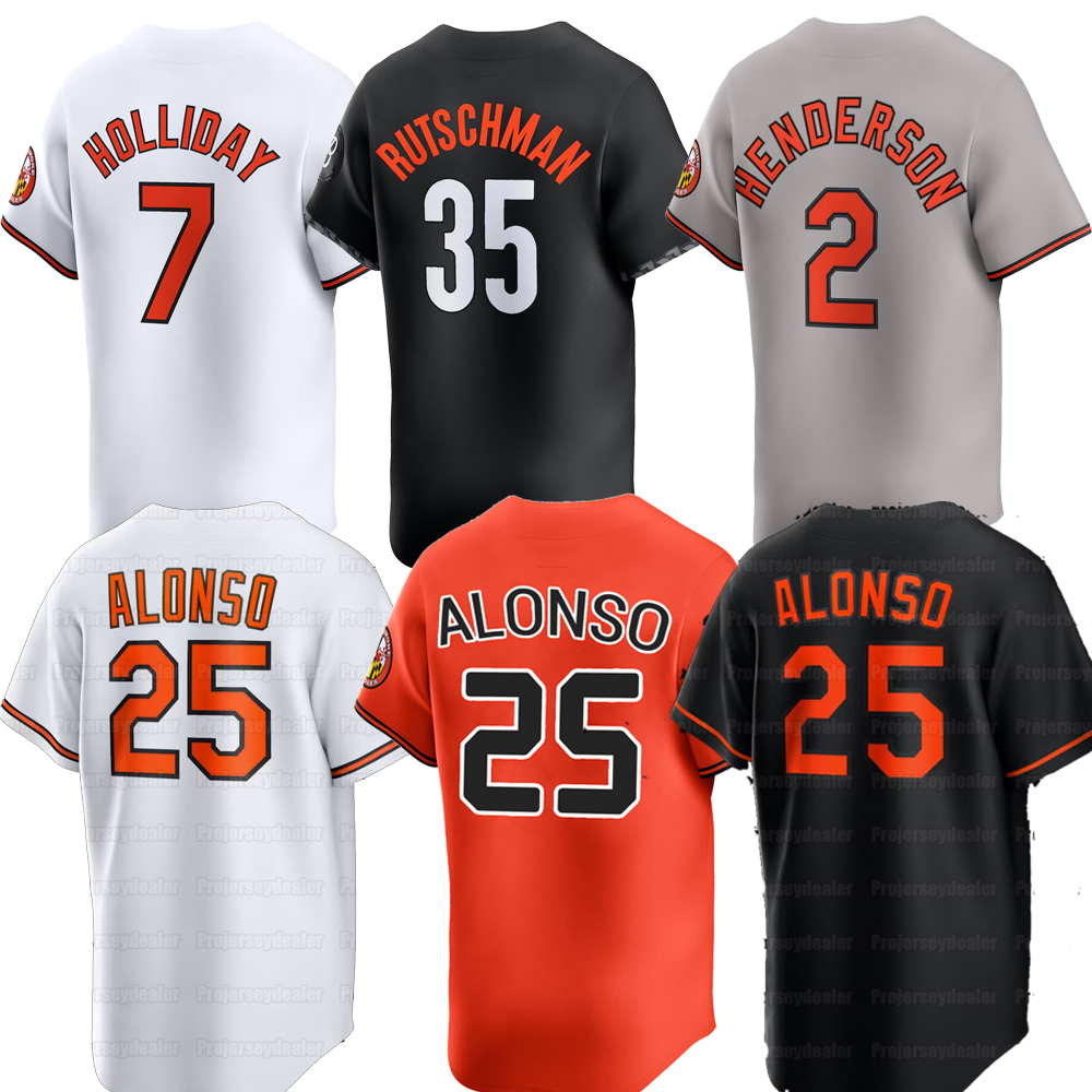 25 Pete Alonso Orioles Adley Rutschman 2025 Jersey TaylorS Ward Gary Sanchez Chris Davis Cal Ripken Jr. Samuel Basallo Custom Stitched