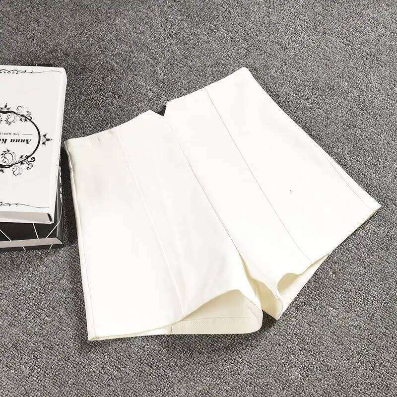 Black High Waist Zipper Patchwork Thin Casual Hot Pants Summer New Solid Color Slim Youth Shorts Fashion Trend Women Clothing XJ260206