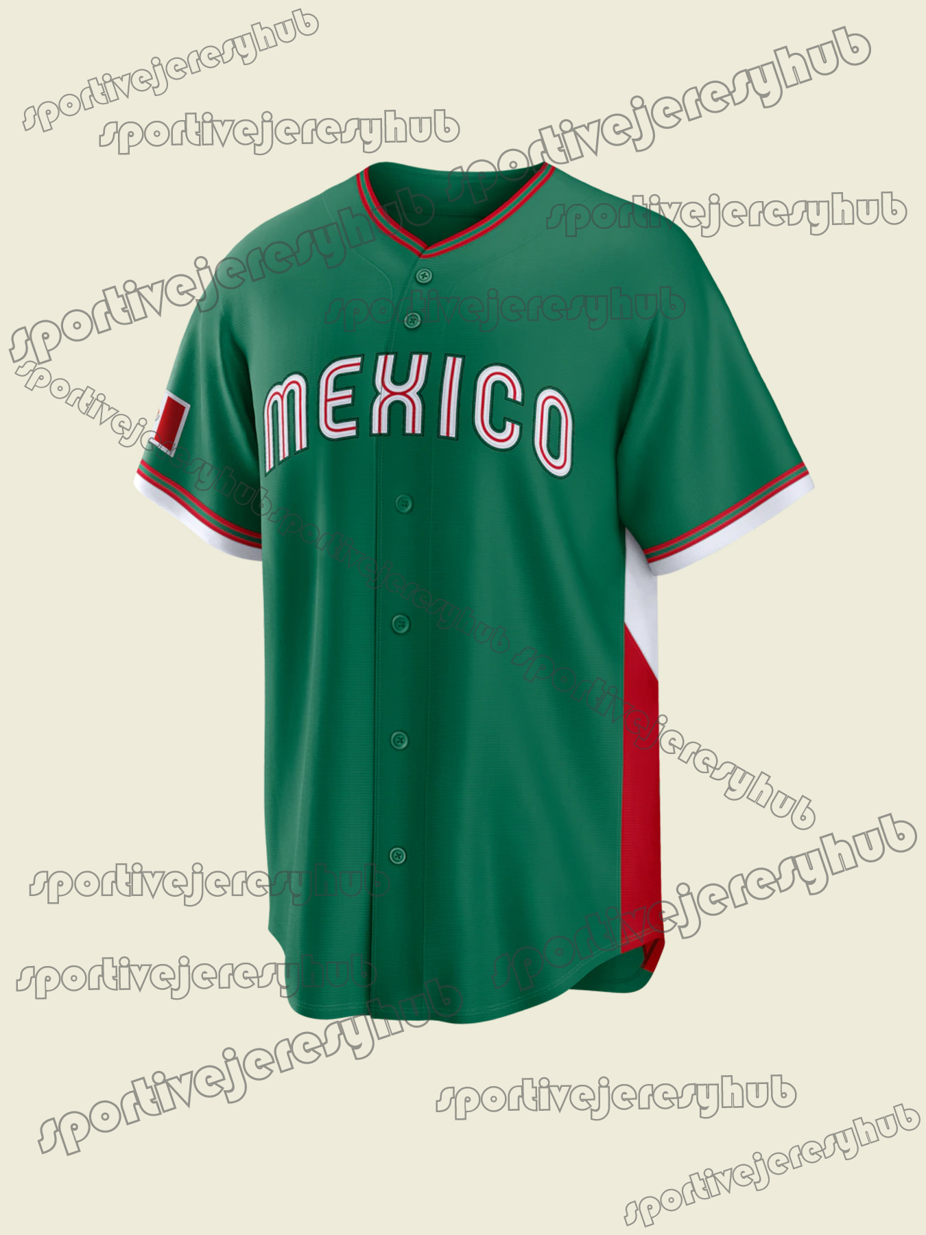 2026 Mexico Baseball Jersey Randy Arozarena Alejandro Kirk Andres Munoz Jarren Duran Custom Stitched Casual Wear