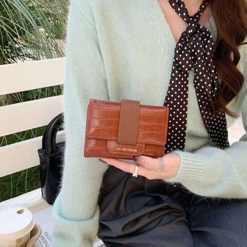 Designer High-End Luxury Wallet for Women Large-Capacity Student Loose Change Clutch Multi-Slot Card Holder Billeteras Damas Y260206