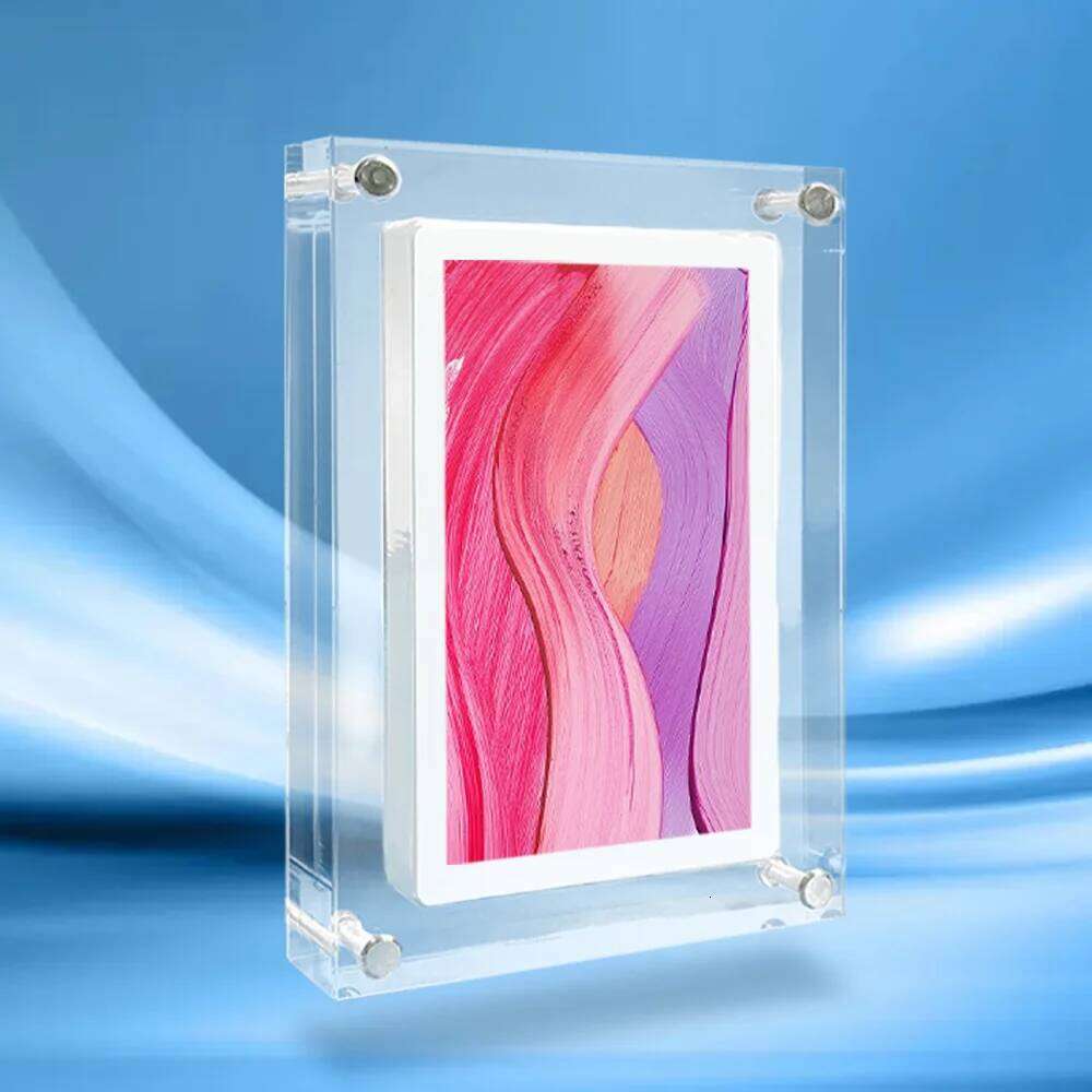 Acrylic Photo Frame 5/7 Inch 1000mAh Vertical Display IPS Screen 4G Memory Battery Porta Retrato Digital S260205