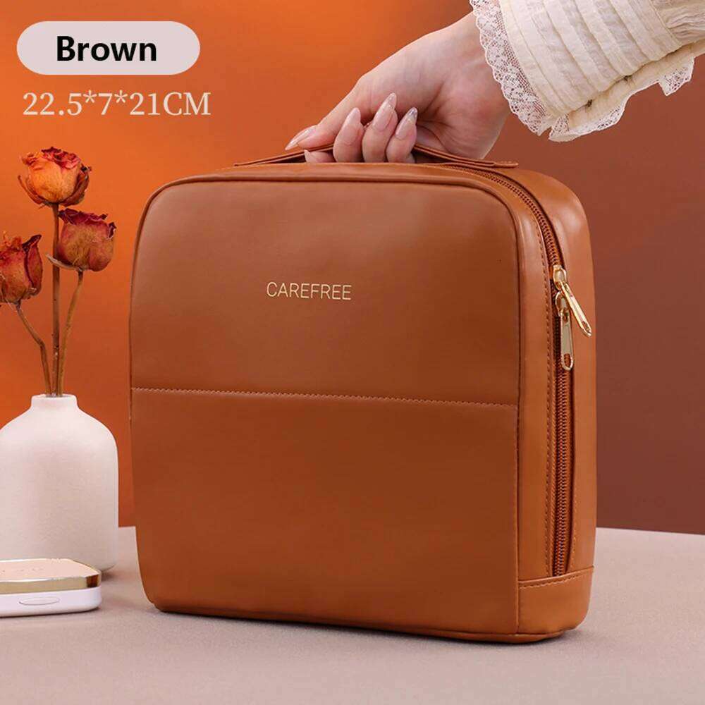 Large Traveling Brushes Wash Bag Organizer for Handbag Inner Pouch Makeup Cosmetics Organizers Bags Y260206