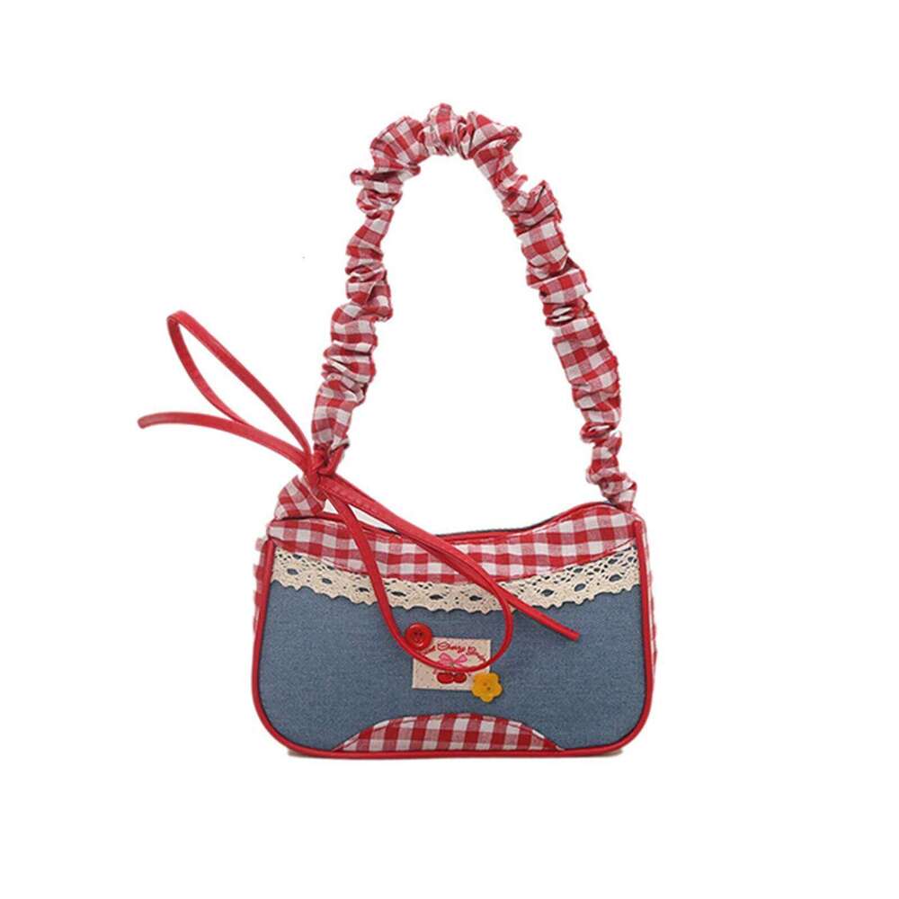 Plaid Underarm Bags ladies Zipper Up Daily Life and Party Mini Shoulder Bag for women Z260207 - view 3