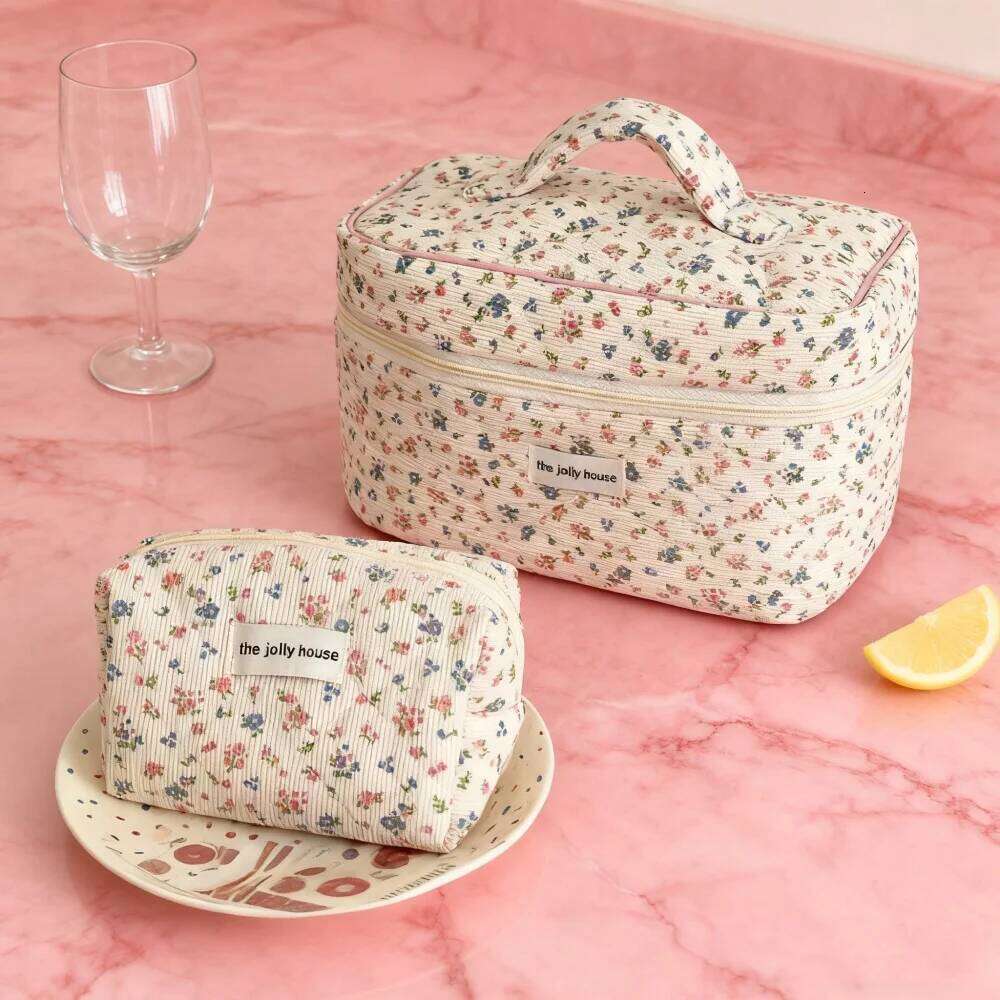 Organizers Cosmetics Women's Necessaire Gifts for Women Large Capacity Vanity Toiletry Bag Pouch Makeup Y260206