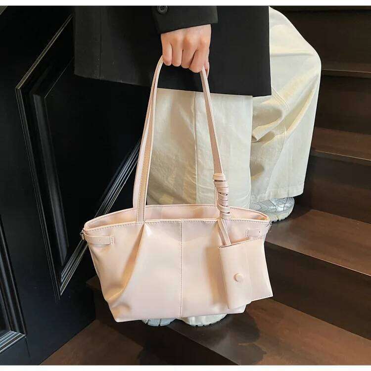 JIAERDI Harajuku Pink Shoulder Bags Women 2025 New Trendy Large Capacity Tote Bag Purse Female Leather Y2k Handbag Aesthetic Y260205