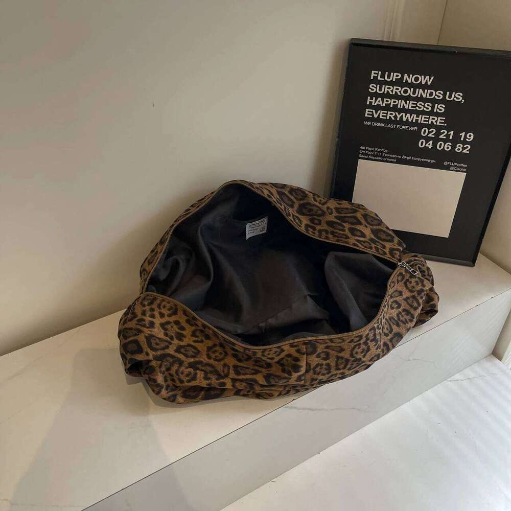 Large Leopard Shoulder Women Fashion Big Packages Lazy Style Hobo 2024 Autumn And Winter Leisure Or Travel Bags Z260207 - view 7