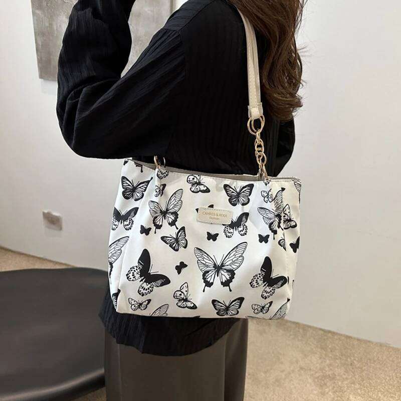 New Women's Nylon Shoulder Animal Printing Large Capacity Tote Bag For Teen Girls Gift Z260207 - view 5