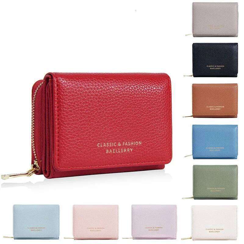 New Mini Small Short Women Wallets High Quality Coin Pocket Luxury Female Purses Card Photo Holder Cute Wallet for Girls Y260206