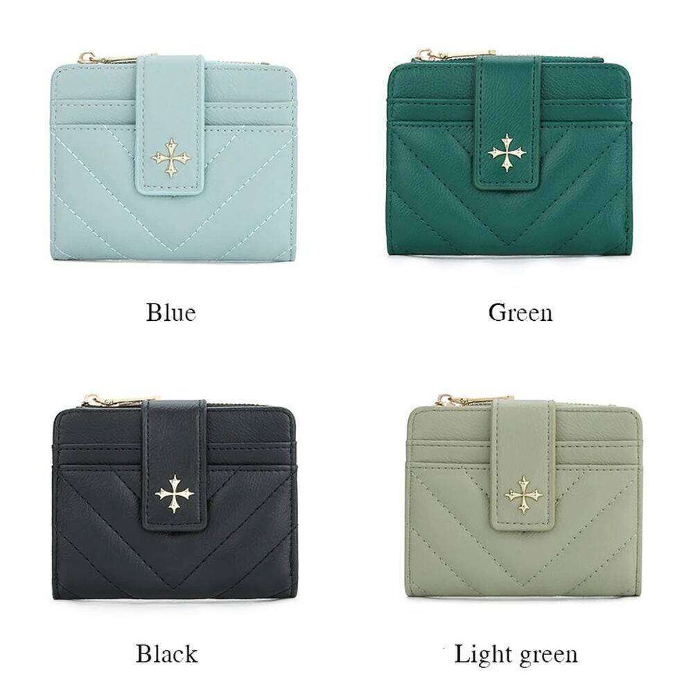 Elegant Trifold Wallet for Women, Baellerry RFID Blocking Short Purse with Flower Pattern, Many Card Organizer Gift Idea Y260206