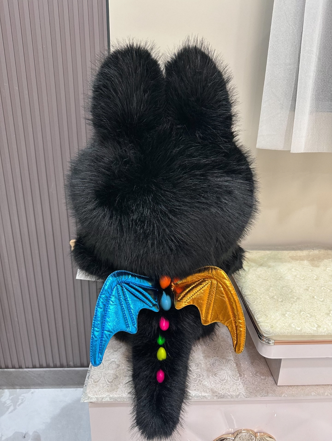 58CM 38CM 17CM the Monsters LABUBU 10th Anniversary Series Zimomo Vinyl Plush Doll Big LABUBU